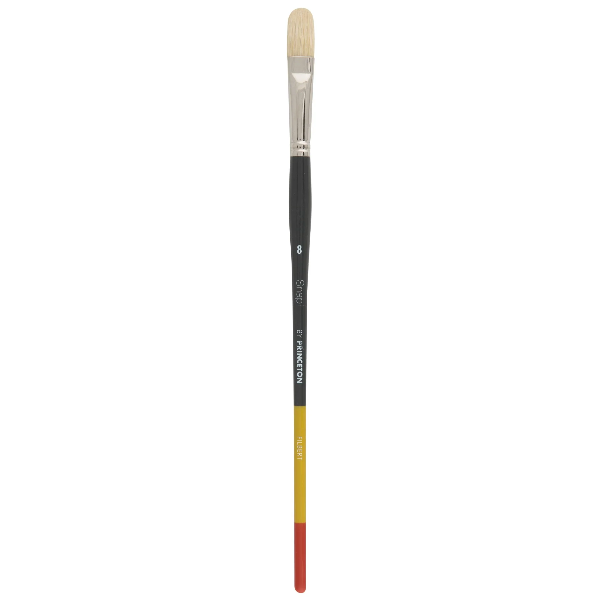 Princeton Snap! 9700 Long Handle Natural Bristle Filbert Brushes - Image 3